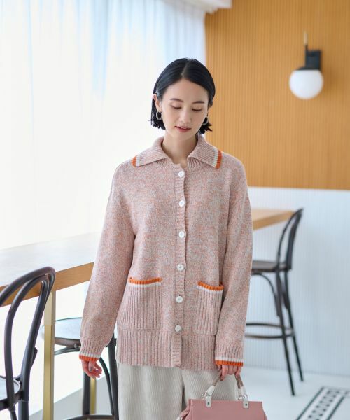 CARA O CRUZ / キャラ・オ・クルス ニット・セーター | ミックスヤーンカーディガン | 詳細14