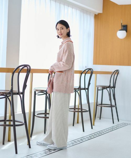 CARA O CRUZ / キャラ・オ・クルス ニット・セーター | ミックスヤーンカーディガン | 詳細17