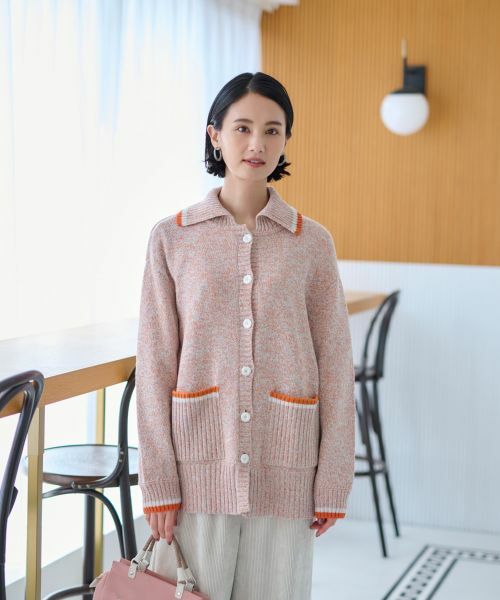 CARA O CRUZ / キャラ・オ・クルス ニット・セーター | ミックスヤーンカーディガン | 詳細24