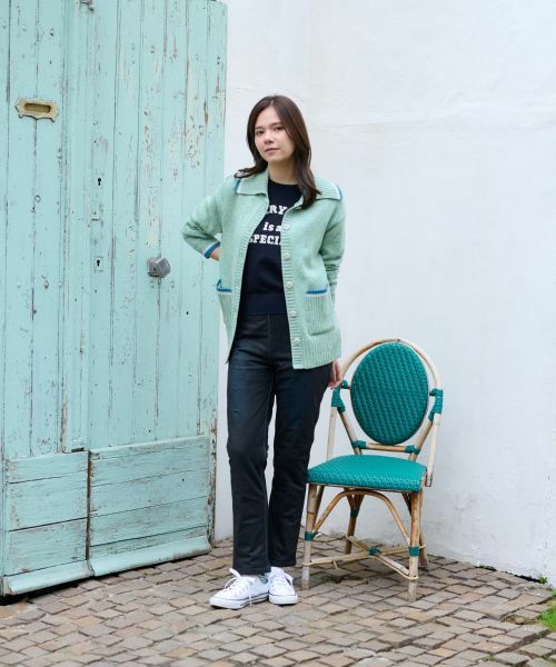 CARA O CRUZ / キャラ・オ・クルス ニット・セーター | ミックスヤーンカーディガン | 詳細5