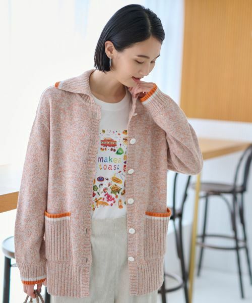 CARA O CRUZ / キャラ・オ・クルス ニット・セーター | ミックスヤーンカーディガン | 詳細9