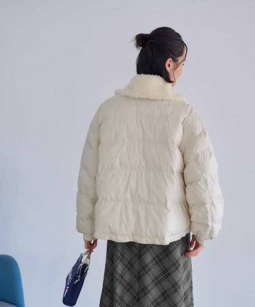 CARA O CRUZ / キャラ・オ・クルス テーラードジャケット | 【防寒】ボア衿中わたジャケット【あったか】 | 詳細11
