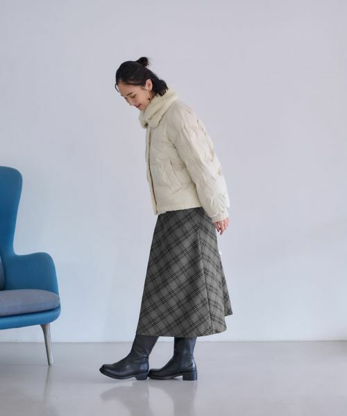 CARA O CRUZ / キャラ・オ・クルス テーラードジャケット | 【防寒】ボア衿中わたジャケット【あったか】 | 詳細16