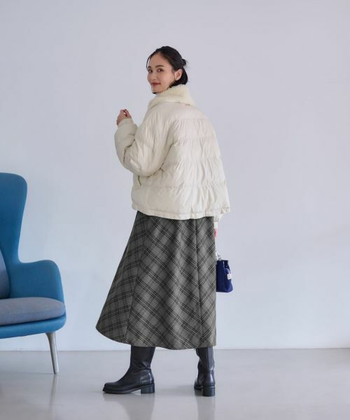 CARA O CRUZ / キャラ・オ・クルス テーラードジャケット | 【防寒】ボア衿中わたジャケット【あったか】 | 詳細17