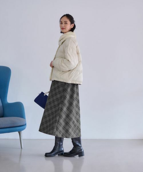 CARA O CRUZ / キャラ・オ・クルス テーラードジャケット | 【防寒】ボア衿中わたジャケット【あったか】 | 詳細18