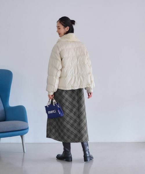 CARA O CRUZ / キャラ・オ・クルス テーラードジャケット | 【防寒】ボア衿中わたジャケット【あったか】 | 詳細19