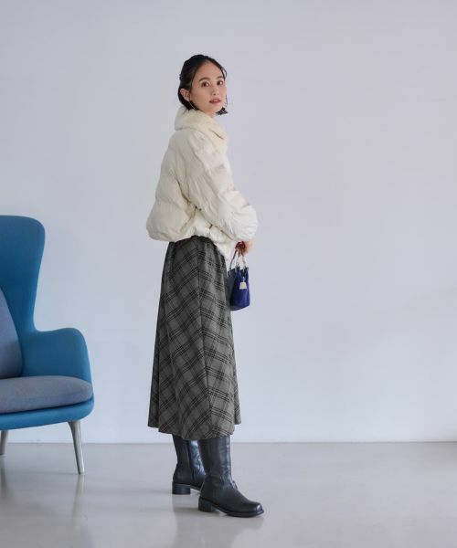 CARA O CRUZ / キャラ・オ・クルス テーラードジャケット | 【防寒】ボア衿中わたジャケット【あったか】 | 詳細24