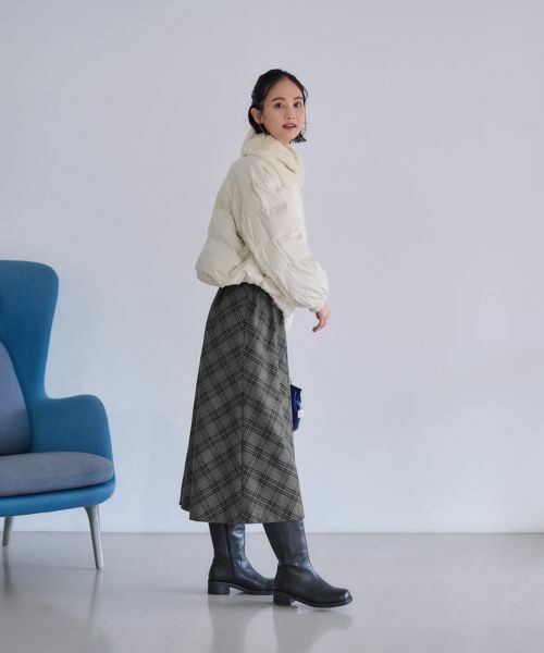 CARA O CRUZ / キャラ・オ・クルス テーラードジャケット | 【防寒】ボア衿中わたジャケット【あったか】 | 詳細25