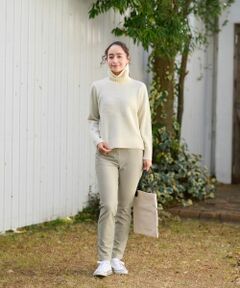 CARA O CRUZ / キャラ・オ・クルス その他パンツ | 【あったか】後ろウエストゴム のびのびパンツ