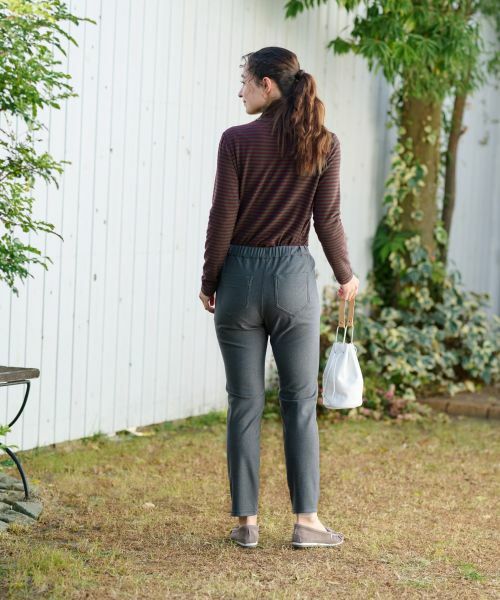 CARA O CRUZ / キャラ・オ・クルス その他パンツ | 【あったか】後ろウエストゴム のびのびパンツ | 詳細10