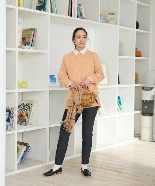 CARA O CRUZ / キャラ・オ・クルス その他パンツ | 【あったか】後ろウエストゴム のびのびパンツ | 詳細14