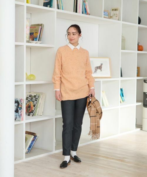 CARA O CRUZ / キャラ・オ・クルス その他パンツ | 【あったか】後ろウエストゴム のびのびパンツ | 詳細15