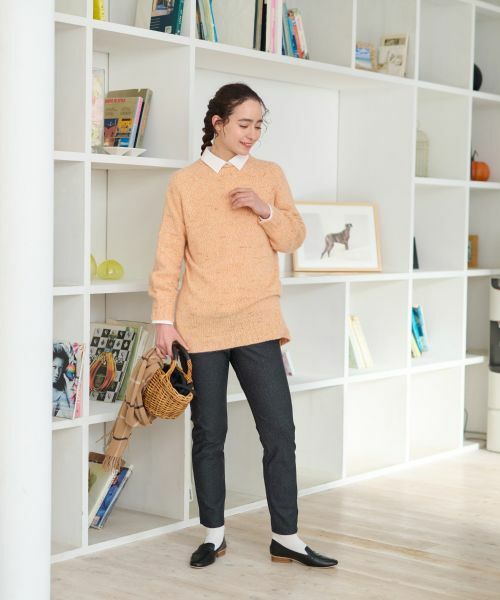 CARA O CRUZ / キャラ・オ・クルス その他パンツ | 【あったか】後ろウエストゴム のびのびパンツ | 詳細16