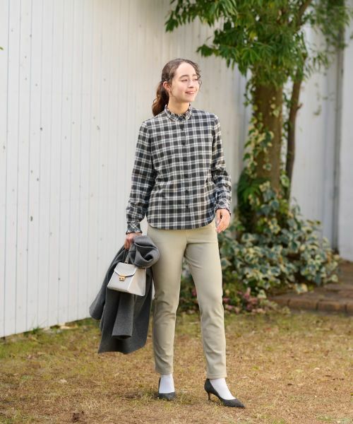 CARA O CRUZ / キャラ・オ・クルス その他パンツ | 【あったか】後ろウエストゴム のびのびパンツ | 詳細21