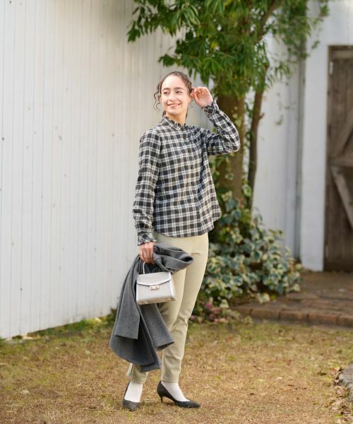 CARA O CRUZ / キャラ・オ・クルス その他パンツ | 【あったか】後ろウエストゴム のびのびパンツ | 詳細22