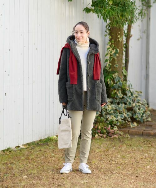 CARA O CRUZ / キャラ・オ・クルス その他パンツ | 【あったか】後ろウエストゴム のびのびパンツ | 詳細23