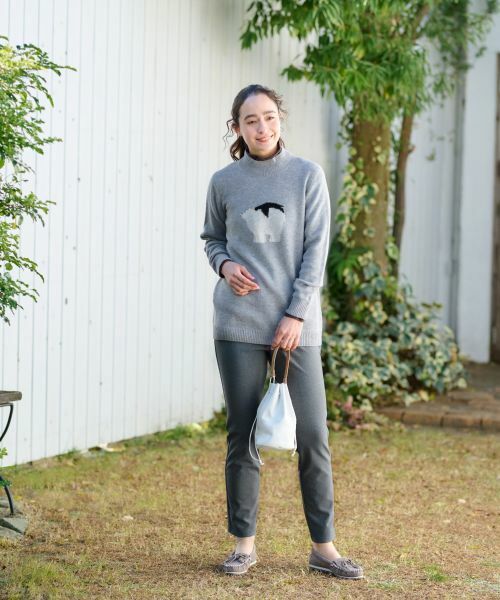 CARA O CRUZ / キャラ・オ・クルス その他パンツ | 【あったか】後ろウエストゴム のびのびパンツ | 詳細5