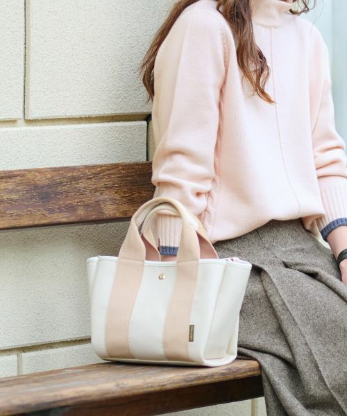 CARA O CRUZ/キャラ・オ・クルス トートバッグ ライトベージュ その他