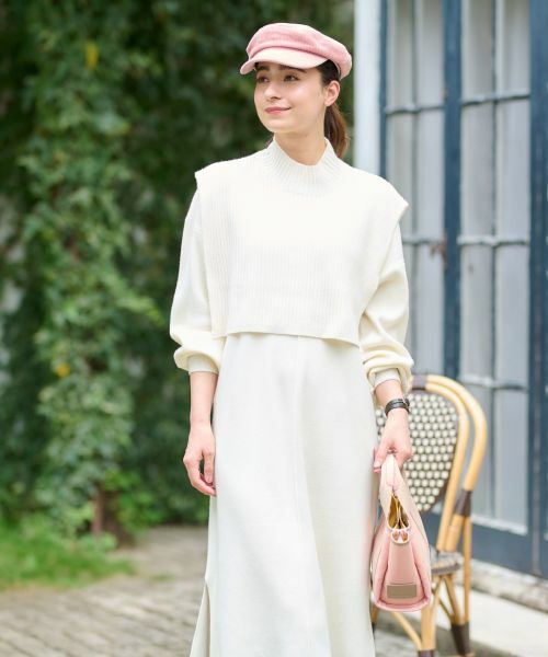 CARA O CRUZ / キャラ・オ・クルス ドレス | 3WAY ニットのワンピースアンサンブル | 詳細11