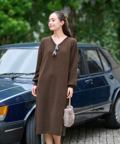 CARA O CRUZ / キャラ・オ・クルス ドレス | 3WAY ニットのワンピースアンサンブル | 詳細13