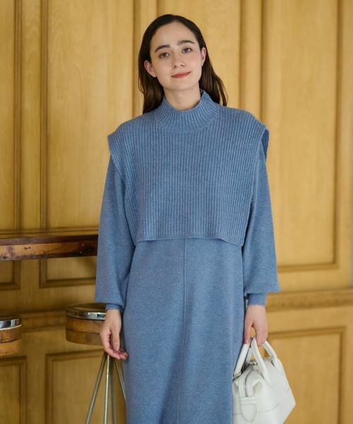 CARA O CRUZ / キャラ・オ・クルス ドレス | 3WAY ニットのワンピースアンサンブル | 詳細2