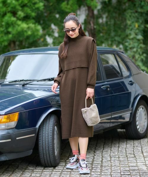 CARA O CRUZ / キャラ・オ・クルス ドレス | 3WAY ニットのワンピースアンサンブル | 詳細20