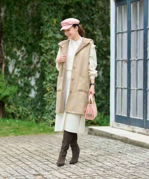 CARA O CRUZ / キャラ・オ・クルス ドレス | 3WAY ニットのワンピースアンサンブル | 詳細25