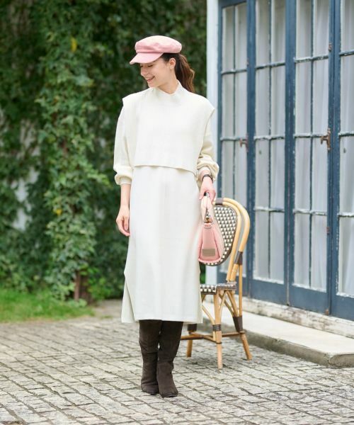 CARA O CRUZ / キャラ・オ・クルス ドレス | 3WAY ニットのワンピースアンサンブル | 詳細28