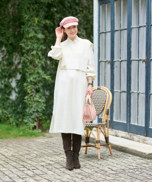 CARA O CRUZ / キャラ・オ・クルス ドレス | 3WAY ニットのワンピースアンサンブル | 詳細29