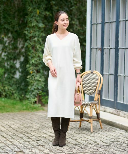 CARA O CRUZ / キャラ・オ・クルス ドレス | 3WAY ニットのワンピースアンサンブル | 詳細30