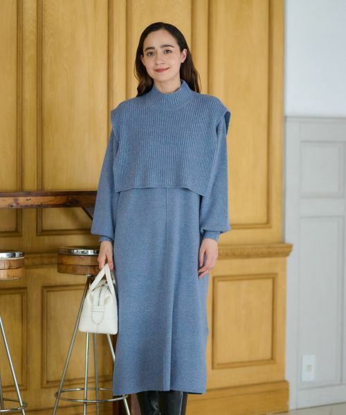 CARA O CRUZ / キャラ・オ・クルス ドレス | 3WAY ニットのワンピースアンサンブル | 詳細4