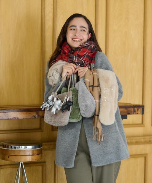 CARA O CRUZ / キャラ・オ・クルス マフラー・ショール・スヌード・ストール | タータンチェック＆グレンチェックマフラー | 詳細1