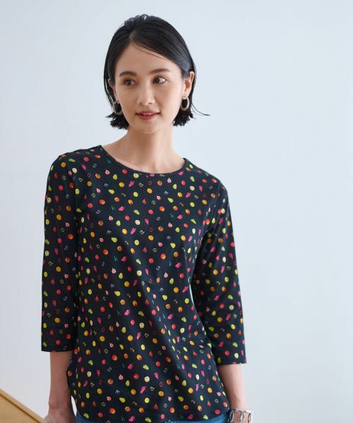 CARA O CRUZ / キャラ・オ・クルス Tシャツ | 洗える フルーツ柄Tシャツ【イワタニユウスケ】 | 詳細2