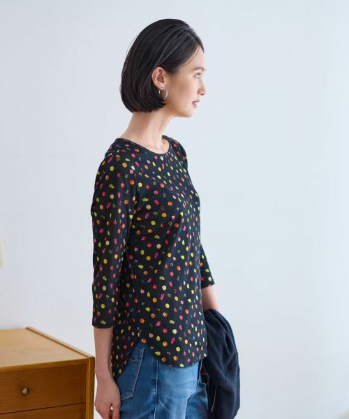 CARA O CRUZ / キャラ・オ・クルス Tシャツ | 洗える フルーツ柄Tシャツ【イワタニユウスケ】 | 詳細4