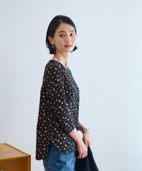 CARA O CRUZ / キャラ・オ・クルス Tシャツ | 洗える フルーツ柄Tシャツ【イワタニユウスケ】 | 詳細5