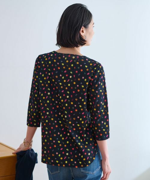 CARA O CRUZ / キャラ・オ・クルス Tシャツ | 洗える フルーツ柄Tシャツ【イワタニユウスケ】 | 詳細6