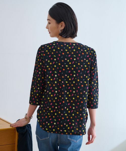 CARA O CRUZ / キャラ・オ・クルス Tシャツ | 洗える フルーツ柄Tシャツ【イワタニユウスケ】 | 詳細7