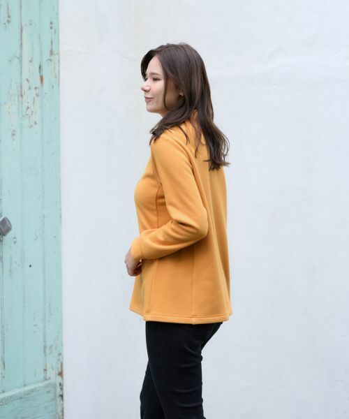 CARA O CRUZ / キャラ・オ・クルス カットソー | 【あったか】洗える 裏起毛のビーズ刺繍スエット | 詳細14