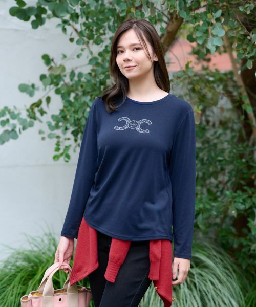 CARA O CRUZ / キャラ・オ・クルス カットソー | 洗える ロゴTシャツ | 詳細1