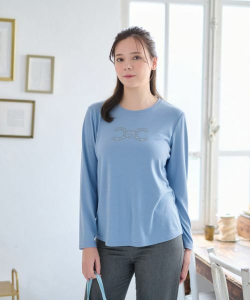 CARA O CRUZ / キャラ・オ・クルス カットソー | 洗える ロゴTシャツ | 詳細15