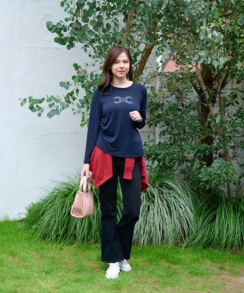 CARA O CRUZ / キャラ・オ・クルス カットソー | 洗える ロゴTシャツ | 詳細6