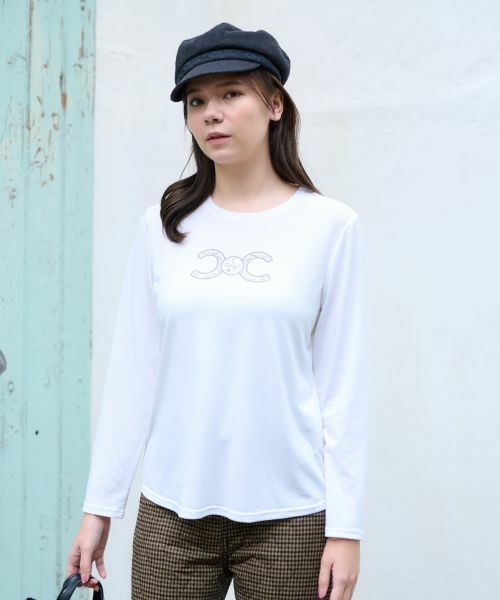 CARA O CRUZ / キャラ・オ・クルス カットソー | 洗える ロゴTシャツ | 詳細8