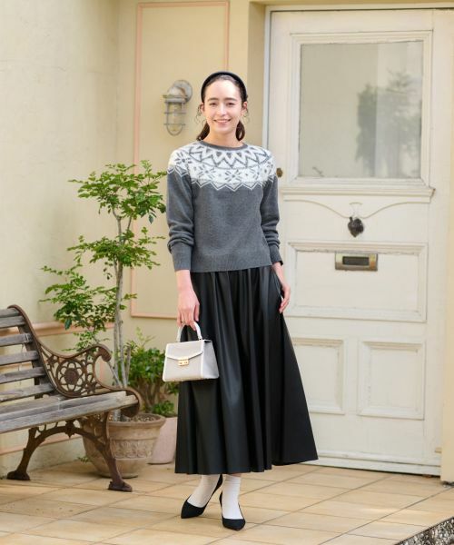 CARA O CRUZ / キャラ・オ・クルス ニット・セーター | ノルディック柄ニット【CoC by CARA O CRUZ】 | 詳細11