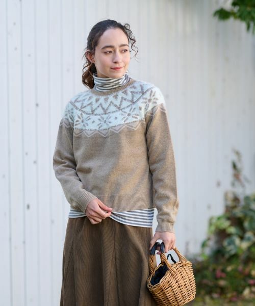 CARA O CRUZ / キャラ・オ・クルス ニット・セーター | ノルディック柄ニット【CoC by CARA O CRUZ】 | 詳細25