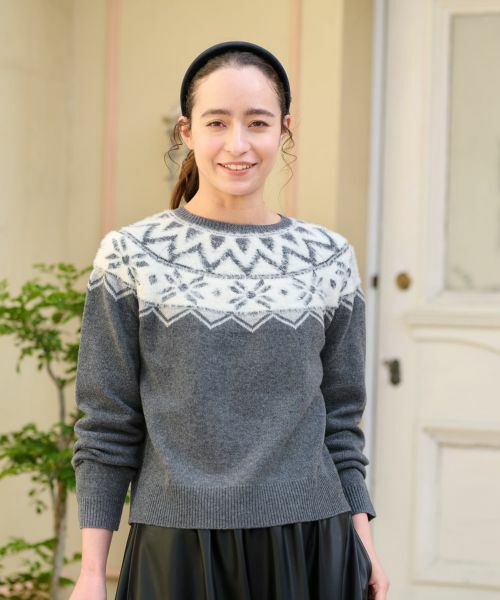 CARA O CRUZ / キャラ・オ・クルス ニット・セーター | ノルディック柄ニット【CoC by CARA O CRUZ】 | 詳細3