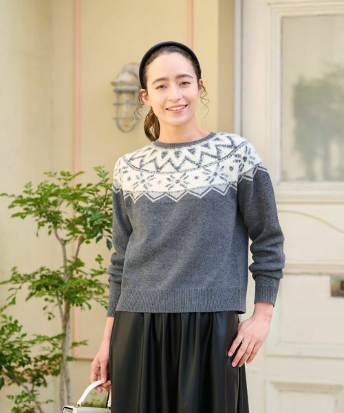 CARA O CRUZ / キャラ・オ・クルス ニット・セーター | ノルディック柄ニット【CoC by CARA O CRUZ】 | 詳細4