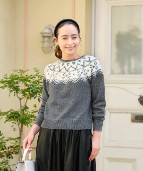 CARA O CRUZ / キャラ・オ・クルス ニット・セーター | ノルディック柄ニット【CoC by CARA O CRUZ】 | 詳細5