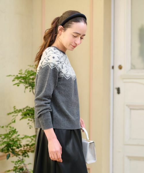 CARA O CRUZ / キャラ・オ・クルス ニット・セーター | ノルディック柄ニット【CoC by CARA O CRUZ】 | 詳細7