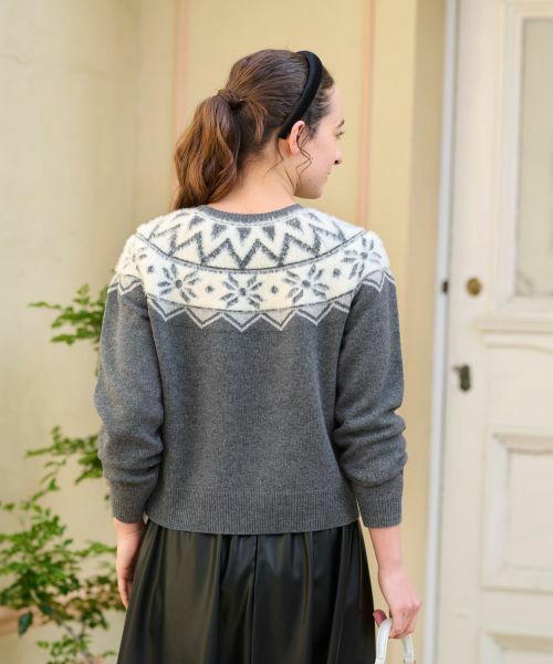 CARA O CRUZ / キャラ・オ・クルス ニット・セーター | ノルディック柄ニット【CoC by CARA O CRUZ】 | 詳細8