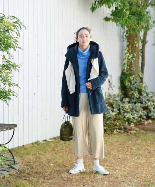 CARA O CRUZ / キャラ・オ・クルス その他アウター | もこもこフーデットコート【CoC by CARA O CRUZ】【あったか】 | 詳細13